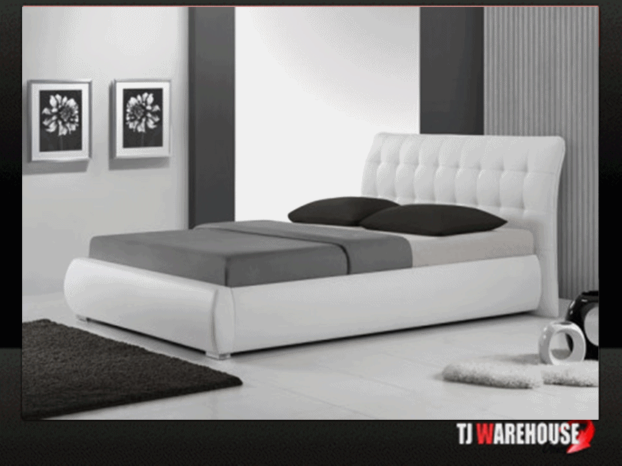 White Beds . White Leather Bed Frames . Belfast | Northern Ireland | T ...