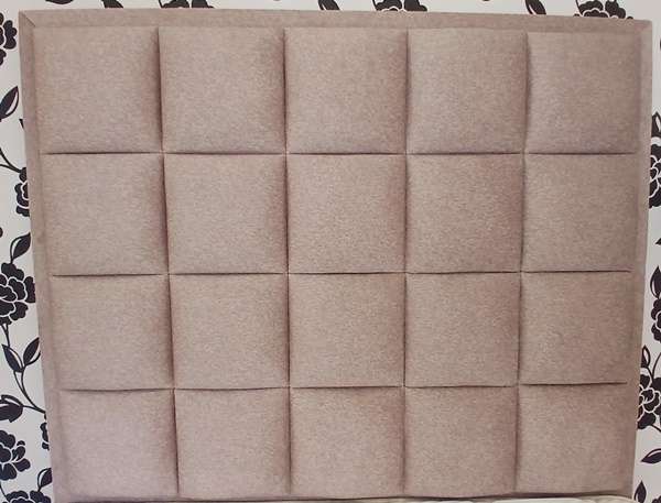 6ft high Jade headboard in ELM fabric from the Natural Sleep Co