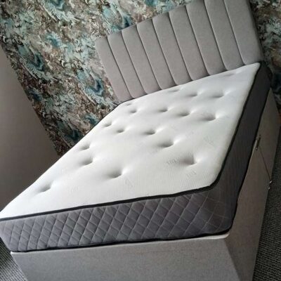 Complete Budget Divan set with 24inch headboard