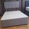 Vale Wool Clay headboard and matching 2 drawer base (No mattress)