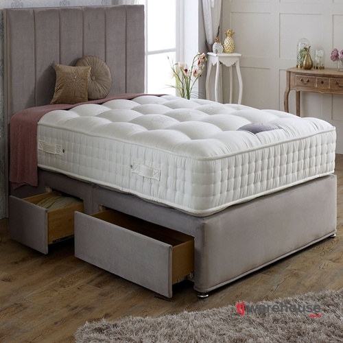 ROYALCROWN1000POCKETSPRUNGHANDMADEDIVANSET TJ Warehouse Direct