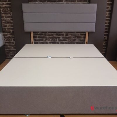 24 inch headboard & base Wool Clay & matching 2 drawer base (mattress not included)