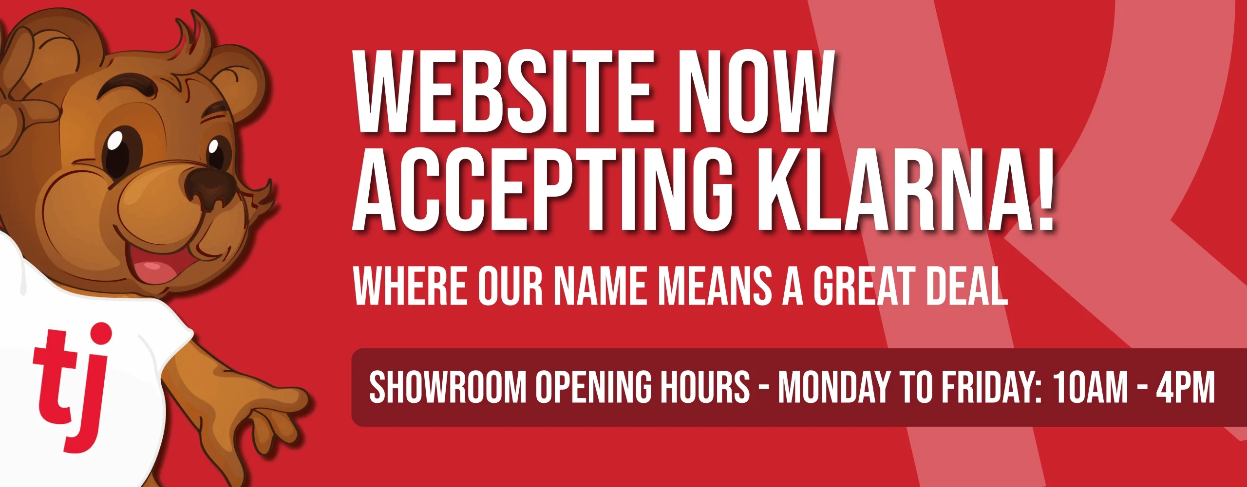 tjw klarna banner